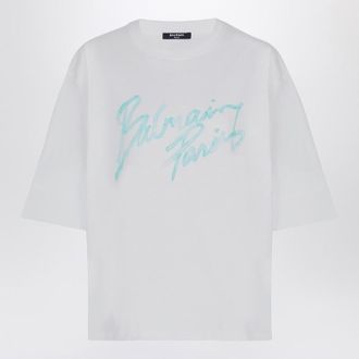 Balmain Oversized T-Shirt With Logo Print