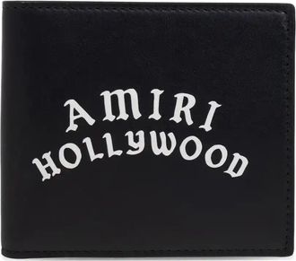 Amiri Leather Bi-Fold Wallet - Mens - Calf Leather
