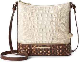 Brahmin Katie Croc Embossed Leather Crossbody Bag in Multi at Nordstrom
