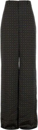 Saint Laurent Medallion Pants - Dames - Wijde Broeken - Veelkleurig - XS - Broeken