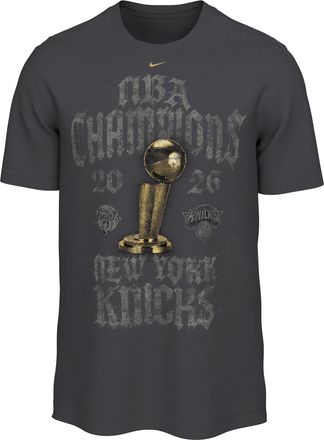 Nike New York Knicks 2025-26 NBA Champions Nike Mens Basketball Locker Room T-Shirt in Grey | JJ0597-060
