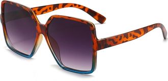 Generic Large Frame Mens Square Sunglasses Outdoor Vacation Sports Sun Glasses(Multi-colored)