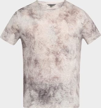 John Varvatos Mens Veneto Patina Palm Leaf T-Shirt