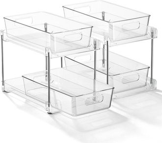 Sorbus 2-Tier 2-Pack Pull-Out Pantry Organizers