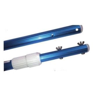 No Brand No Brand - Mango Telesc&oacute;pico Para Piscinas, Aluminio 2,4 A 4,8 Metros, Fijaci&oacute;n Clip