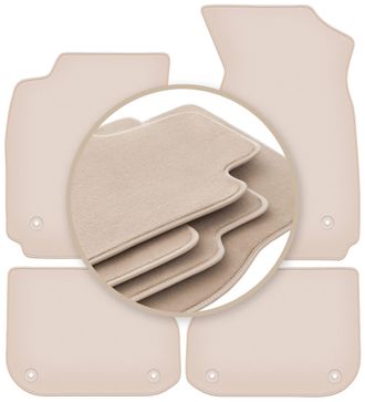 OEM Alfombrillas Beige Premium Para: Audi A4 B5 Fl Sed&aacute;n, Familiar, Avant 1999-2001