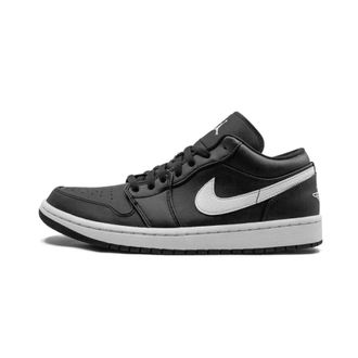 Nike Jordan Fitness, Dames, Zwart, 40 1/2 EU, Leer, Air 1 Low