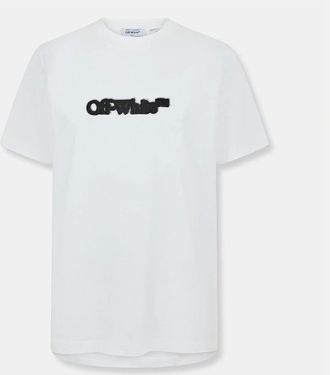 Off-white Mens Spray Arrow T - White/Multi - Size: 40