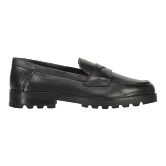 Santoni Loafers, female, Black, Size: 8 1/2 US Loafers