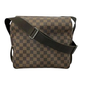 Louis Vuitton Pre-owned Cross Body Bags, male, Brown, Size: ONE SIZE Pre-owned Naviglio Damier Shoulder Bag