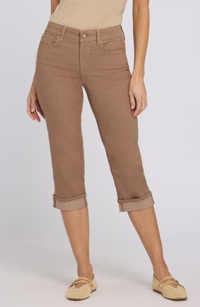NYDJ Marilyn Straight Leg Capri Jeans in Toasted Coconut at Nordstrom, Size 10P