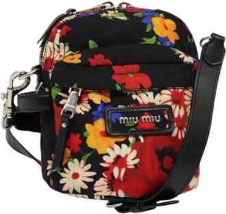 Miu Miu Pre-owned Canvas shoulder-bags - Dames - Vintage Schoudertas - Veelkleurig - ONE Size - Leer - Vintage