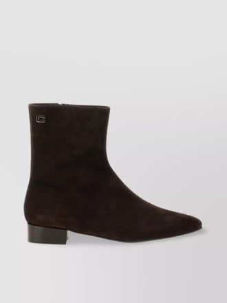 Carel suede finish ankle boots