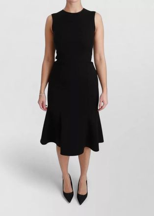 Dolce & Gabbana wool-blend sleeveless midi dress