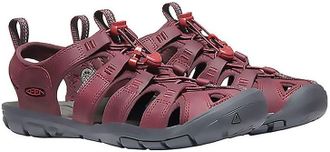 Keen Sandale KEEN CLEARWATER CNX LEATHER, Damen, Gr. 36, rot (weinrot), Leder, Schuhe Sandale