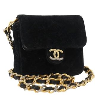Chanel Pre-owned Mini Bags, female, Black, Size: ONE SIZE Pre-owned Vintage Mini Shoulder Bag