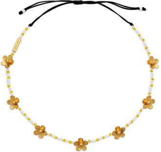 Marc Jacobs Daisy Beaded Necklace