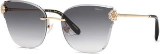 Chopard Smoke Gradient Cat Eye Ladies Sunglasses SCHL57S 0300 59