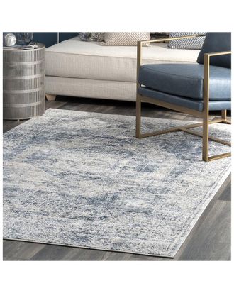 nuLOOM Jayla Barbed Iris Medallion Rug