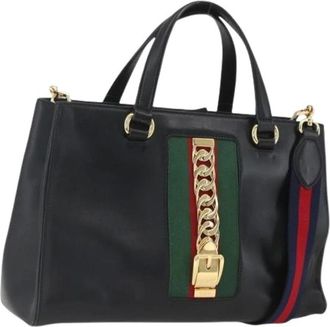 Gucci Pre-owned Handbags, female, Black, Size: ONE SIZE Pre-owned Vintage Handbag