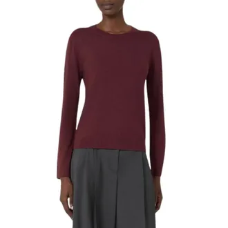 Max Mara Truien & Vesten, Dames, Rood, S, Wol, Sicilia Knit