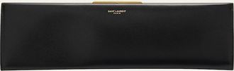 Saint Laurent Midnight Large Pochette Clutch Bag in Leather