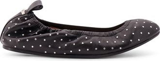 Isabel Marant Leather Ballerinas With Stud Detail-Donna