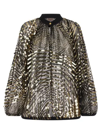 Emilio Pucci Black Polyamide Womens Blouse