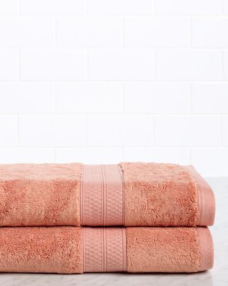 Superior Discontinued Superior Rayon From Bamboo Blend Solid 2Pc Bath Towel Set