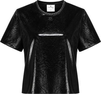 Courr&egrave;ges Donna, Top, Nero, XS, new