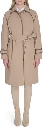 Cole Haan Water Resistant Twill Coat in Sand at Nordstrom Rack, Size X-Large