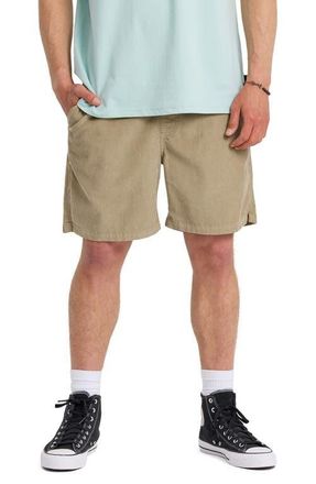 Quiksilver Taxer Corduroy Shorts in Seneca Rock at Nordstrom, Size X-Large