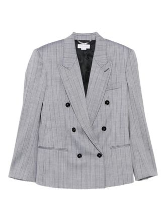 Stella McCartney pinstripe double-breasted blazer - Grey