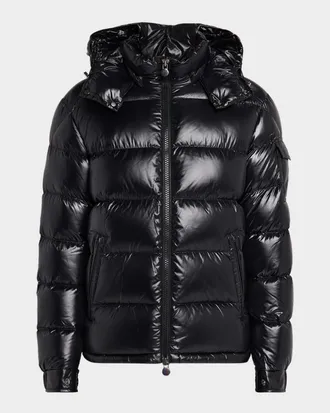 Moncler Men & apos;s Maya Hooded Short Down Puffer Jacket