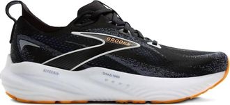 Brooks Men Glycerin Gts 22 Running Shoes - D In Black/country Blue/orange Pop