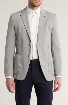 T.R. Premium Slim Fit Pocket Blazer in Grey at Nordstrom Rack, Size Xxx-Large