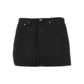 A Gold E Keira denim mini skirt Woman 27