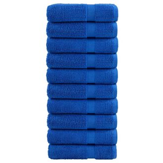 Berkfield Home Premium Bath Towels SOLUND 10pcs Blue 100x150cm 600gsm