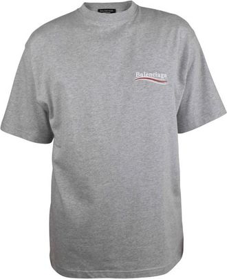 Balenciaga T-shirt met ruime pasvorm Grijs