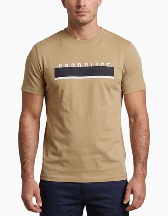 883 Police Mens 883 Police Mens T Shirts Bodmin Tee - Brown - Size: 40