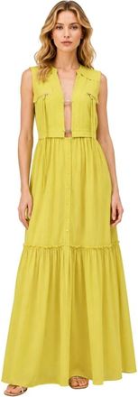 Pinko Pinko, Donna, Abiti, Giallo, M, new