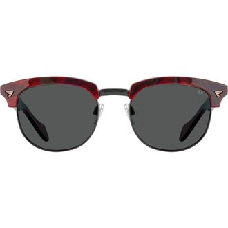 American Optical Sirmont 51mm Wayfarer Nylon Non Polarized in Vineyard Matte Black - Gyn at Nordstrom