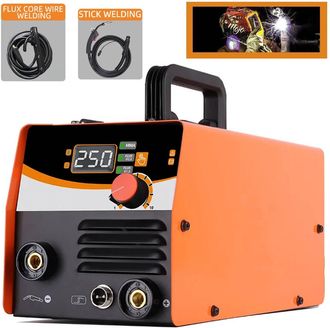 Trade Shop Trade Shop - Saldatrice Mig A Filo Continuo Senza Gas 120a Funzione Mma Per Bobina Da 1kg