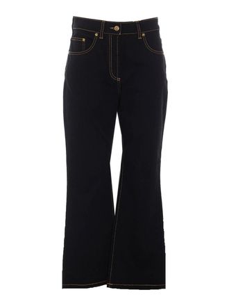 Versace Medusa Detail Jeans