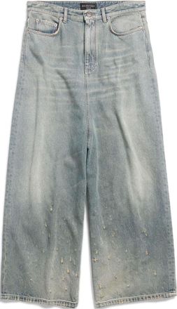 Balenciaga (WMNS) Balenciaga Low Crotch Pants Light Blue 706652TJW952204