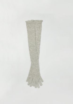 Brunello Cucinelli Gloves BRUNELLO CUCINELLI Woman color Yellow Cream