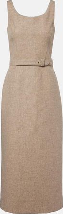 The Row Vadira wool midi dress