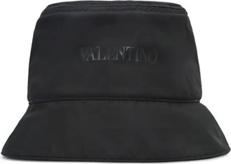 Valentino Garavani Cappello bucket con stampa - Nero