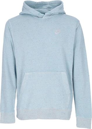 Nike Revival Hoodie - Heren - Sportshirts - Blauw - S - Katoen - Fitness
