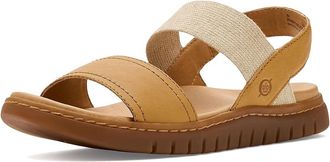 Born Amabel Womens Sandals Yellow/Wheat : 11 M, Leather